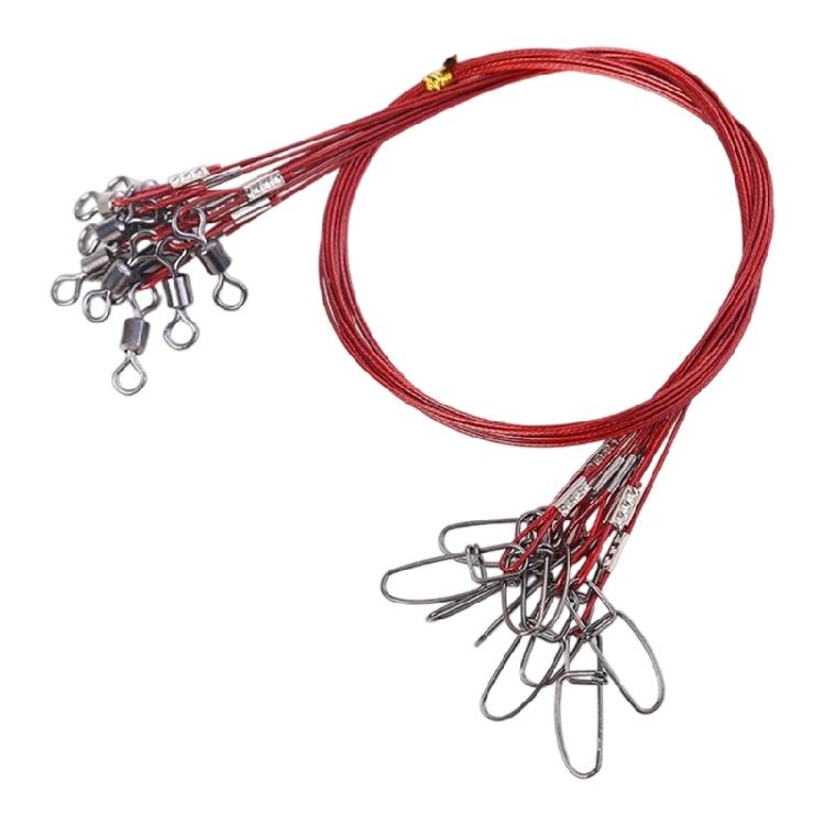 Fishing Wire Leader Line Rig Fishing Leaders Saltwater Fishing Tackle Fishing Rigs High Strength Wire Leader for Lures