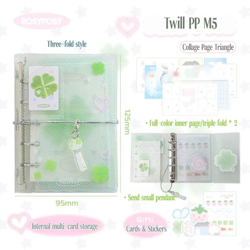 PP M5 Notebooks Kawaii Binder Planner New School Stationery