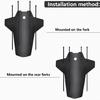 Bicycles Mudguard Adjustable Folding Bikes Front Rear Mud Guard Cycling Splashes Guards Set for Mountain Bikes Ridings