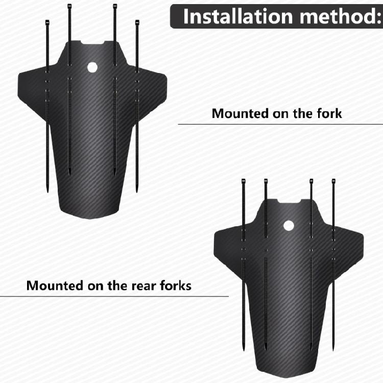 Bicycles Mudguard Adjustable Folding Bikes Front Rear Mud Guard Cycling Splashes Guards Set for Mountain Bikes Ridings