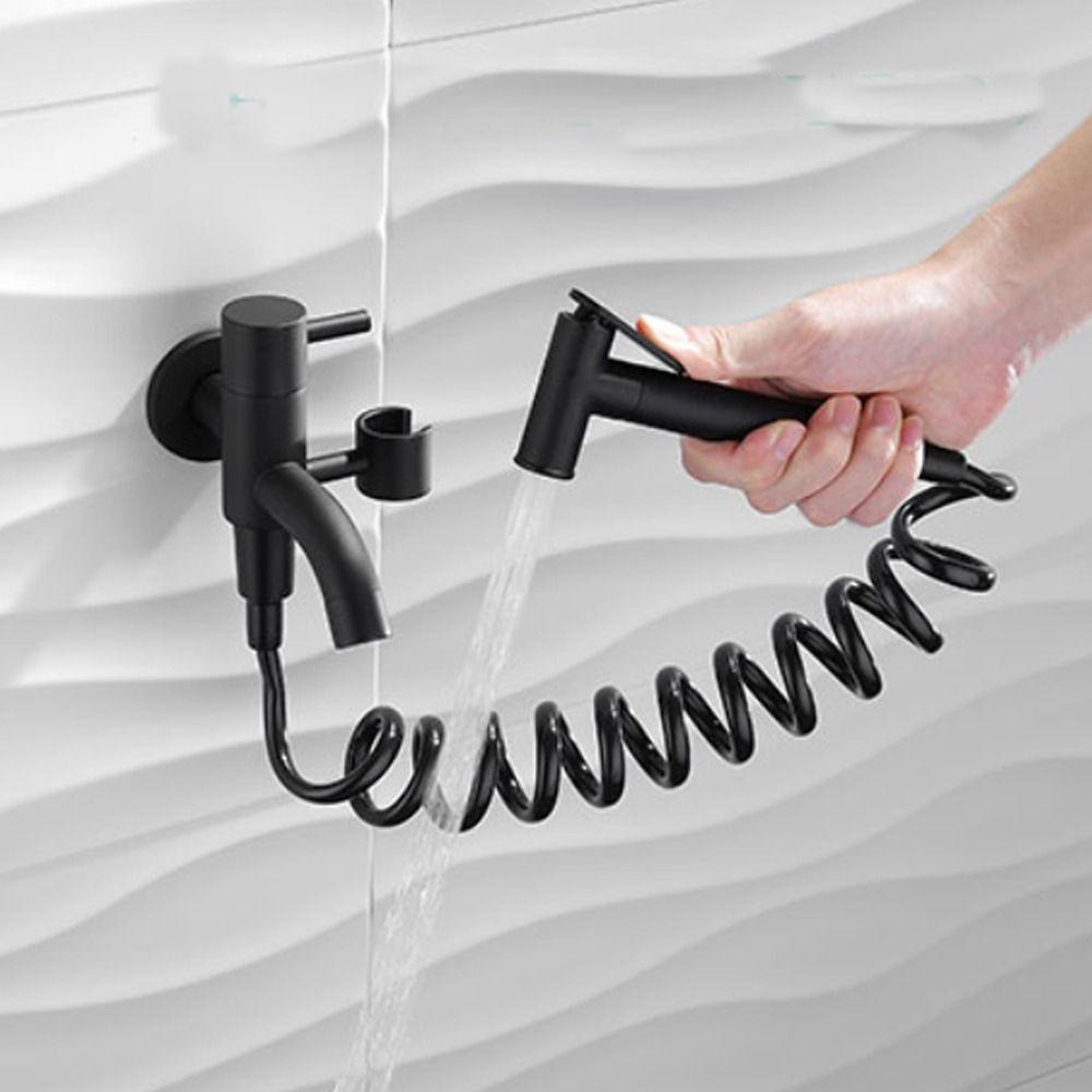 Spring-Shaped Sprayer Bathroom Accessories Tube Faucet Hose Shower Hose Extension Pipe Water Pipe