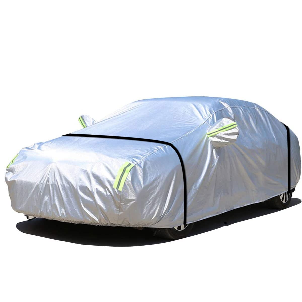 

LINFEN Car Body UV Universal Protects Against Yellow Dust and 490 x 190 x Cover, 5-Layer Construction, Fleece-Lined, Waterproof, Dustproof, сірий колір