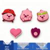 Loopy Series Cute Flower Shoe Charms - Versatile PVC Shoe Decorations for Hole Shoes