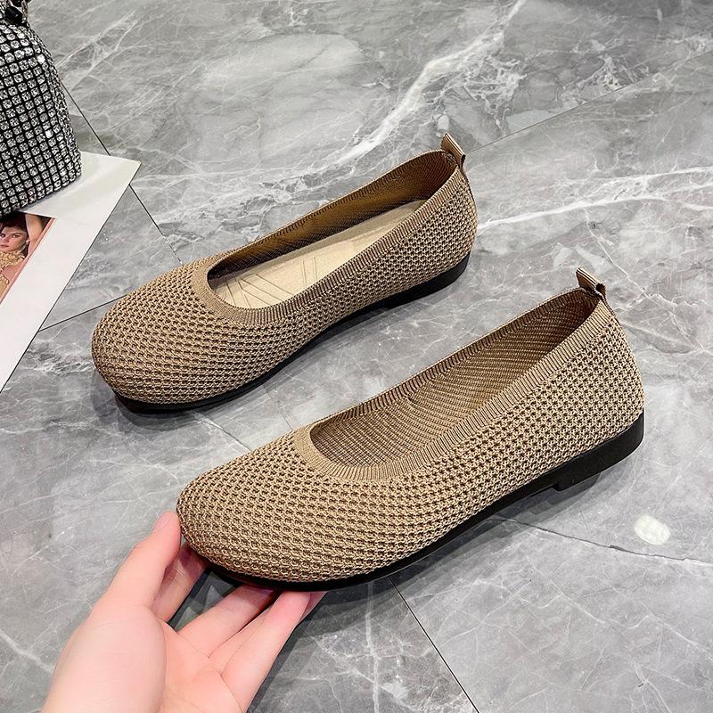 Openwork Mesh Sandals, Soft-soled Flat Shoes, Women's Shoes