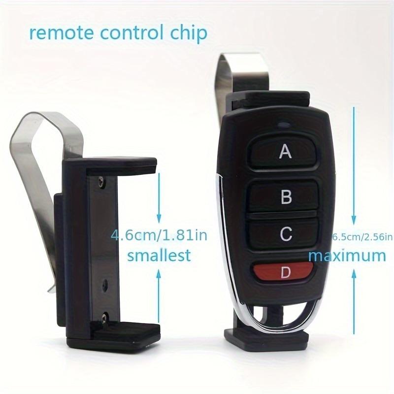 1/2Pcs Effortless Drive Universal Car Visor Clip Secure Quick-Install Holder for Garage Remotes & Keychains