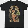 Vtg GREEN LUNG Band OCEANS OF TIME Cotone Nero Maglietta Tutte le Taglie Per Uomo TU217