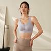 High-Impact Women's Sports Bra - Quick-Dry, Shockproof, Front Zipper, One-Piece Design, Perfect for Running & Yoga