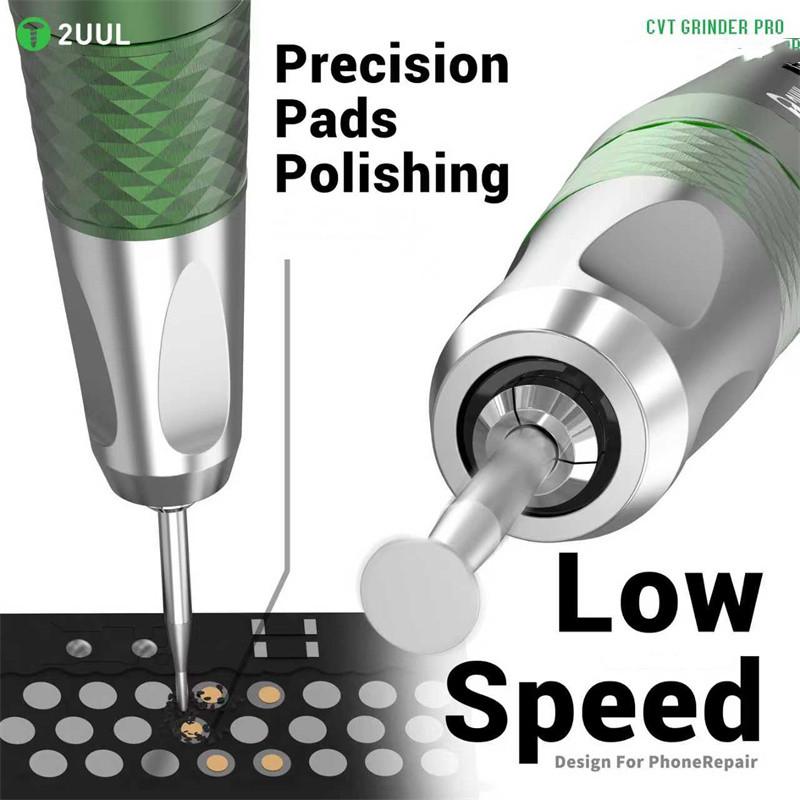 2UUL DA85 CVT Pro Coreless Motor Grinding Pen 35000RPM Speed Display Adjustable Polishing Tool for Phone Motherboard Repair