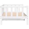 Vidaxl Daybed, White, Solid Pine Wood, 90X200 Cm