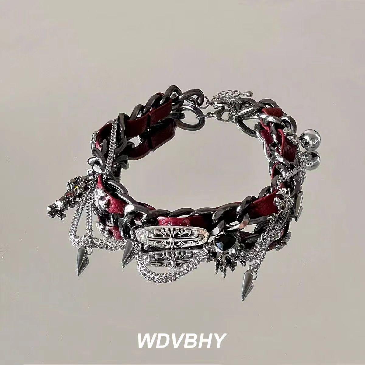 

Кожаный ошейник с заклепками и витками Cropunk металлический love женский yk субкультура нишевый дизайн ожерелье