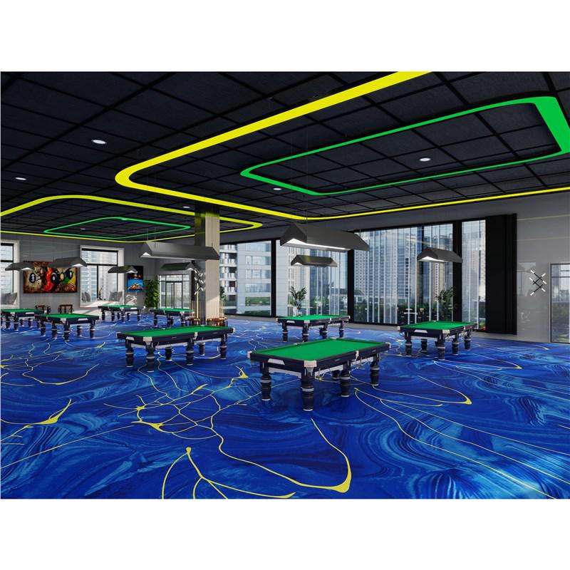 Billiard Hall Nylon Carpet: Waterproof, Fireproof, Full Coverage for Commercial Use