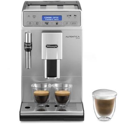 Bean To Cup Espresso Machine - De'Longhi - Autentica Plus - ETAM29.620.SB - 4 Recipes - Silver