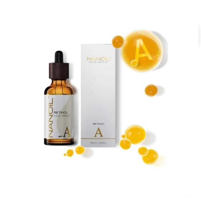 Sérum Visage - Nanoil - Retinol - Anti-âge - Lissant - 50ml