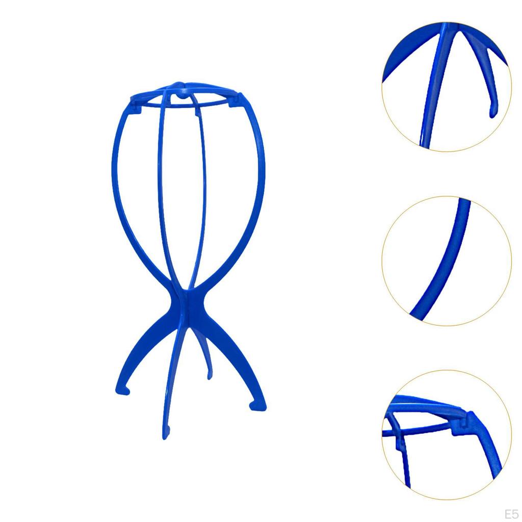 10 Pieces Hat Display Holder Wigs Head Stand Lightweight Tabletop Rack for