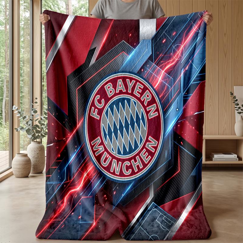 Bayern Munich Theme blanket Soft Flannel Blanket Plush Throw Blanket Cozy Sofa Bed Blanket for Home Decor