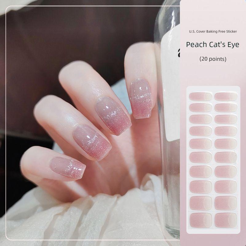 

Beauty Cover Baking-Free Gel Nail Sticker Cat Eye Phototherapy Waterproof Bright Nail Applique 2025 New Nail Beauty Sticker PPW107 new no-bake nail sticker