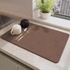 New Customizable Non-Slip Absorbent Kitchen Drying Mat for Cups, Plates, and Bowls