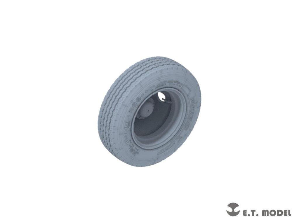 ET Model Scale Modern American M1000 Heavy Equipment Transporter with Tire Set Hobby Plastic Model Parts 1/35 Weight-Deforming (for Boss) P35-171