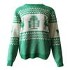 Christmas Sweater Women Christmas Deer Warm Knitted Long Sleeve Sweater Jumper Top Winter Autumn Pullovers
