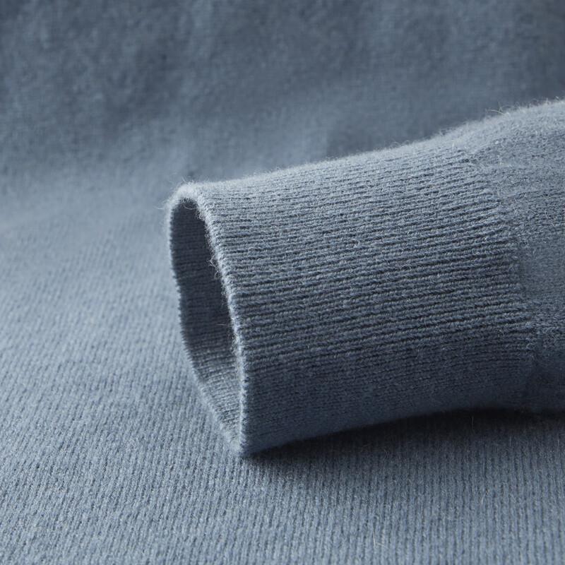 Shanshan Men's Pure Cashmere Round Neck Pullover Sweater