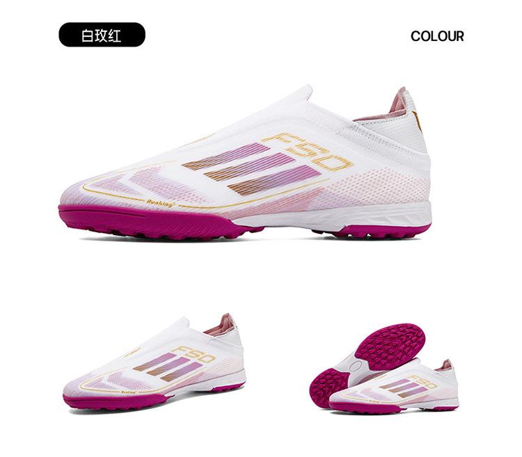 Neue Low-Top Fußballschuhe für Herren und Damen, atmungsaktiv, mit langen Stollen, gebrochenen Stollen, für Kunstrasen-Training, Fußballschuhe