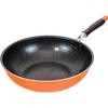 Wahei Freiz 32cm Deep Frying PanWok for Large-Scale Cooking, IHGas Compatible, PFOA-Free, PFOS-Free, Passed 500,000 Abrasion Resistance Tests, Daikin