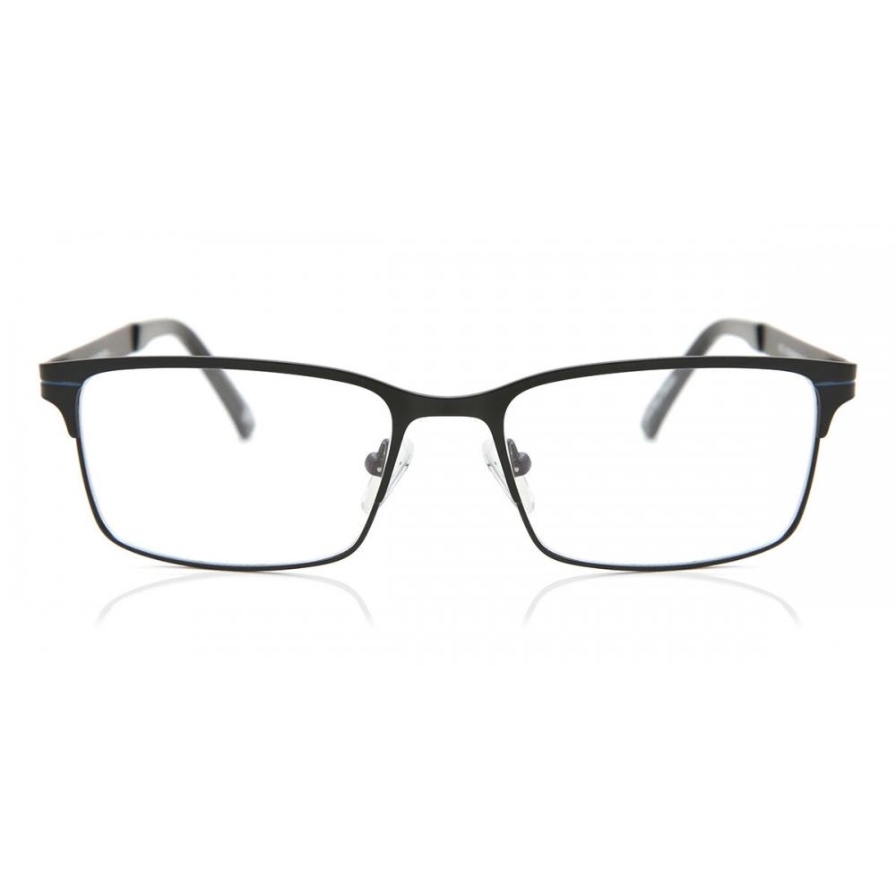 

Full Rim Rectangle Black Smartbuy Collection Keiran Asian Fit 632e Fashion Unisex Eyeglasses Black/54