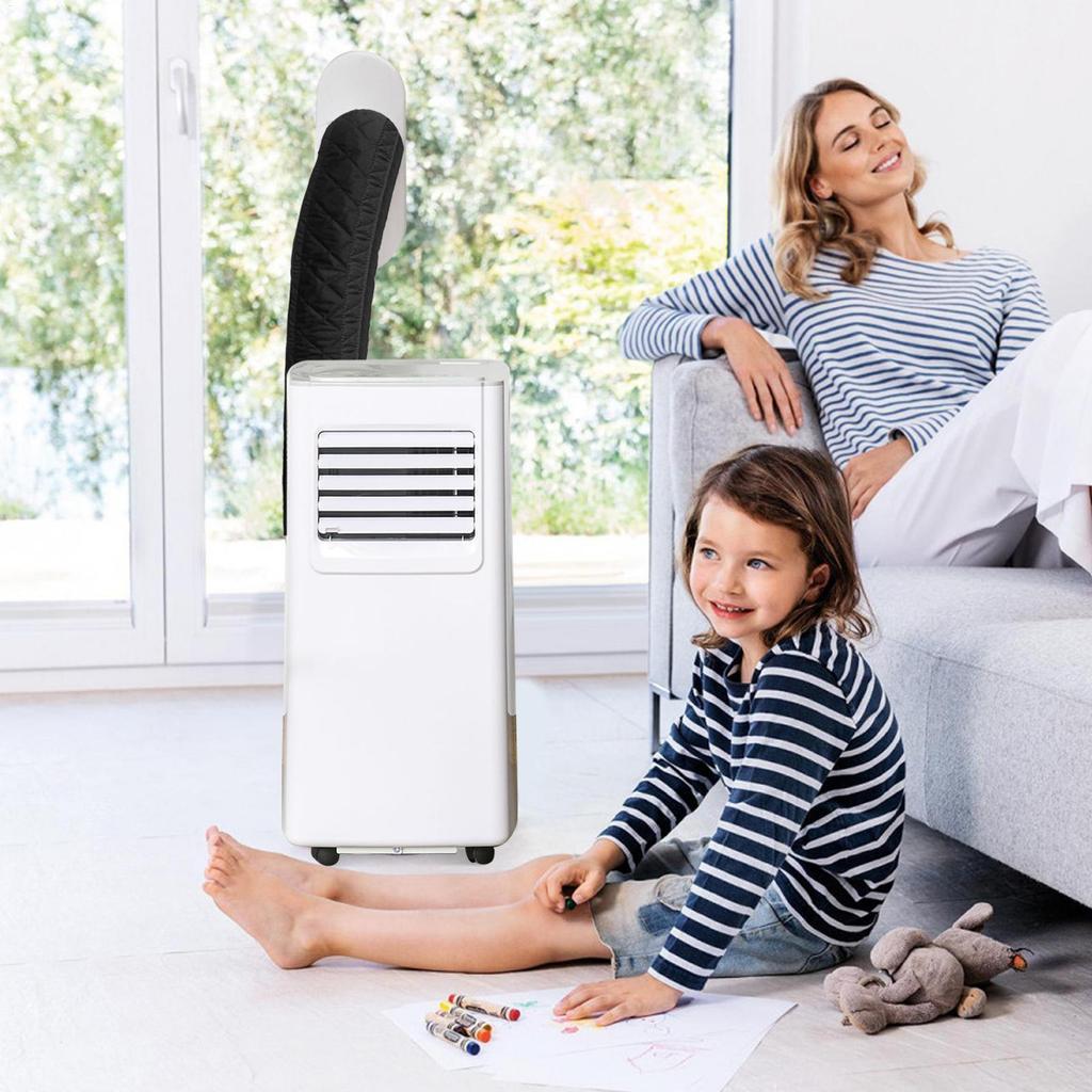 AC Hose Insulation Sleeve Air Conditioner Pipe Cover Fits 5 Inch 5.9 Inch Diameter Exhaust Hoses Easy Installation AC Duct