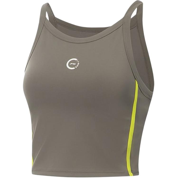 

Li-Ning Повседневный Простой Удобный Универсальный Полосатый Принт с Буквами Пуловер с Круглым Вырезом Спортивный Жилет Женский жилет AVSV176-2 S