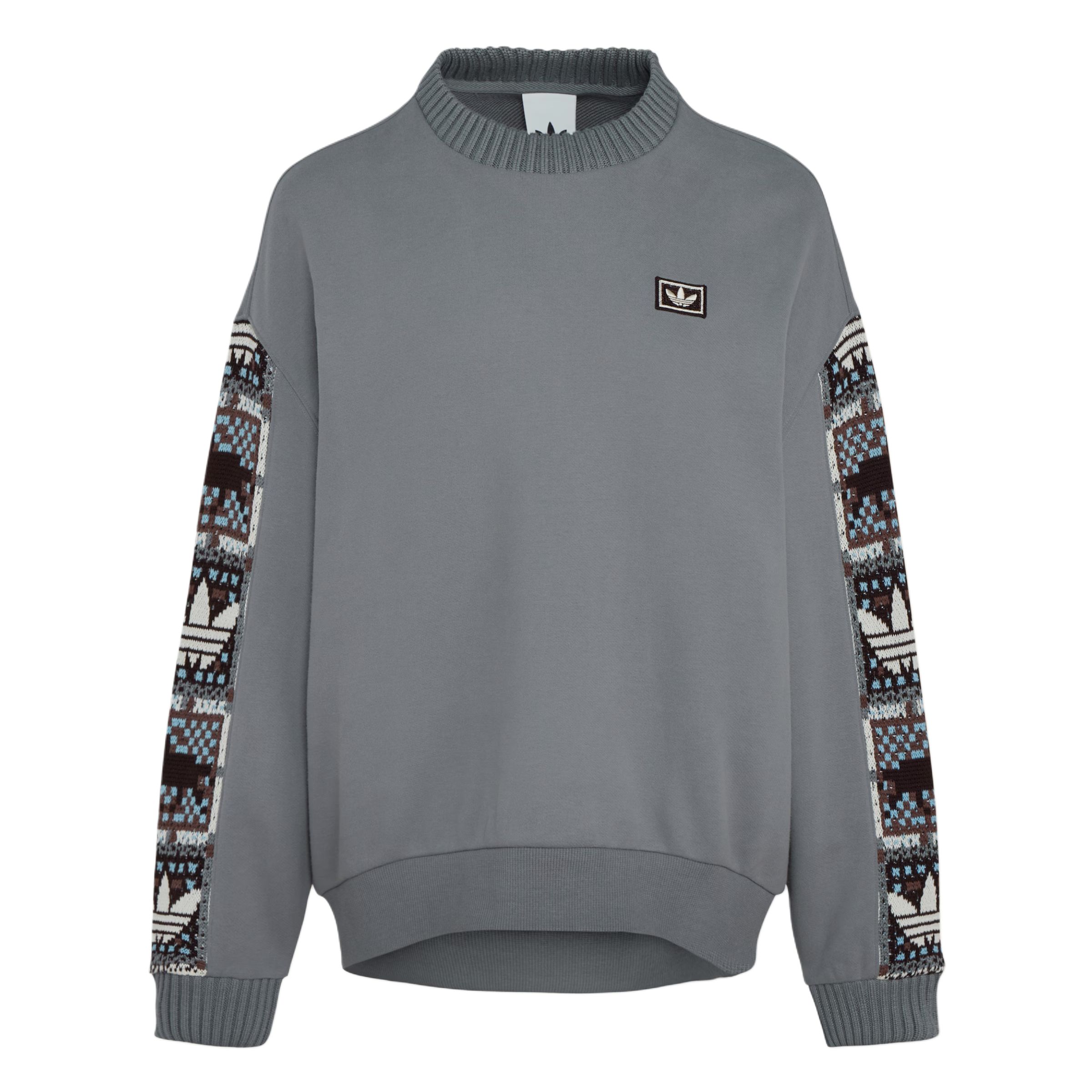 Adidas Originals Classic Loose Crew Neck Sweatshirt Black Women s Daily Casual Top IA8931 L