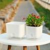 Self Watering Plant Pot Magnetic Plastic Self-Absorbent Cotton Rope Flowerpot For Double-Deck Lazy Plant Pot Garden Supplies