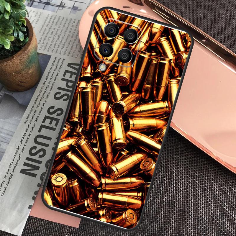 

Military Gun Bullets Collage For Samsung Galaxy M34 M54 M14 M53 M33 M13 M12 M32 M52 M20 M15 M55 M21 M51 M30s M31s Case Samsung M12