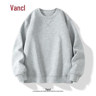 VANCL Herr Lös Passform Tungvikt Crewneck Sweatshirt
