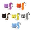 Animal Costume Foxes Mask Cats Half Face Mask Foxes Tail Set Foxes Costumes Accessories for Cosplay Halloween Party