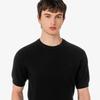 Lacoste Men's Short-sleeve Ribbed Crew Neck Pullover AH827E-56G031