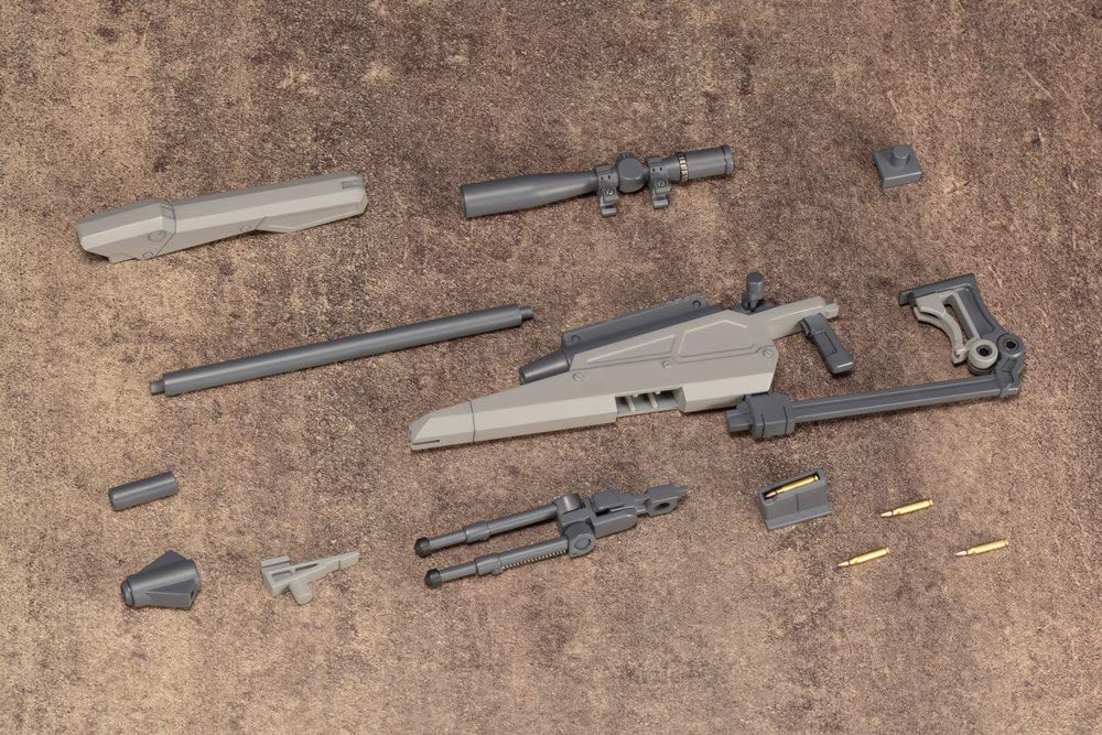 Kotobukiya Modeling Support Goods Weapon Unit 09 New Sniper 148mm in Plastic Model Molded Color RW009X M.S.G Rifle, length, Kit,