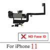Top Earpiece Loud Speaker For iPhone 11 Pro Max Ear Speaker With Light Sensor Mic Flex Cable Replacement Parts