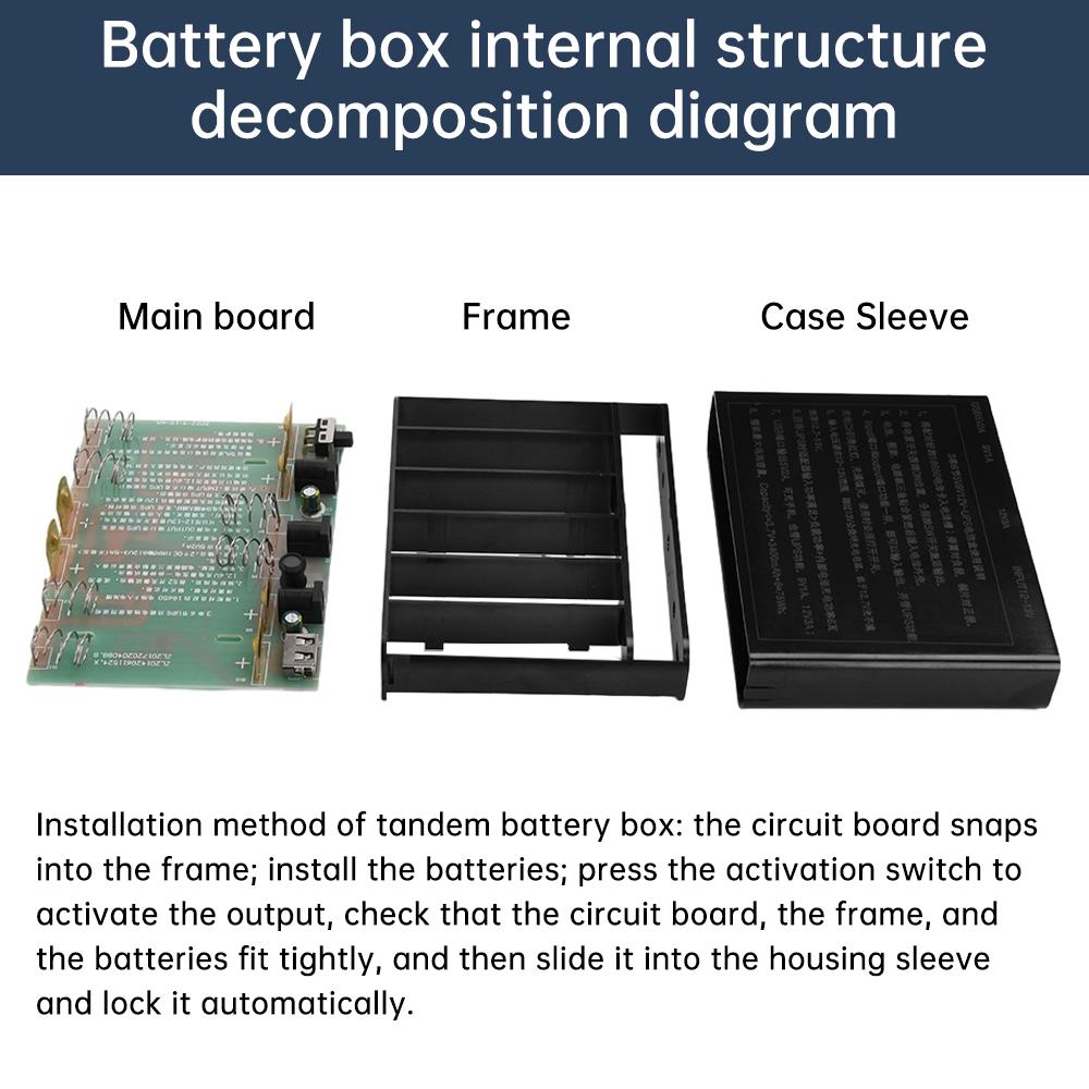 5V 9V 12V Output Power Bank Box for Cellphone Power Case Tablet 6x 18650 Battery UPS Uninterrupted Power Supply Electronic Kit