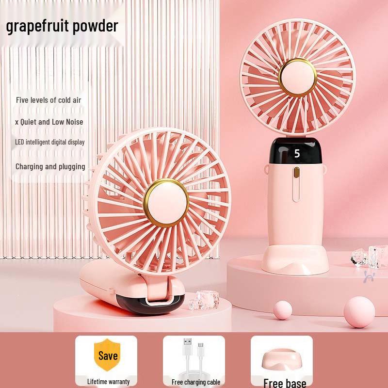 2025 Portable USB-Charged Silent Mini Fan: Compact Handheld/Desktop Gift USB