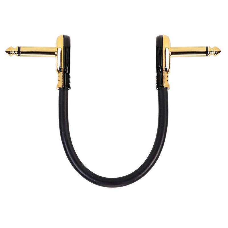 1/3Pcs Guitar Effect Pedal Cable 6.35Mm Flat Patch Connecting 1/4 Right-Angle Plug Guitar Instrument Accessories 15/30Cm Length