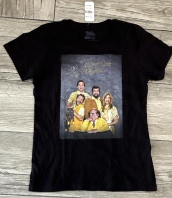 It's Always Sunny In Philadelphia 100% Cotton T-shirt Mens Tees Top Size XL Tee 2011 Retro New Old Stock