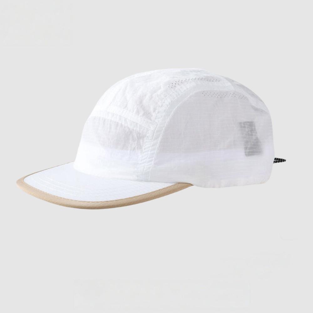

Trendy Soft Brim Flat Brimmed Baseball Cap UPF50+ Ultra-ligh Sun Visor Cap Breathable Foldable Quick Drying Cap Unisex білий