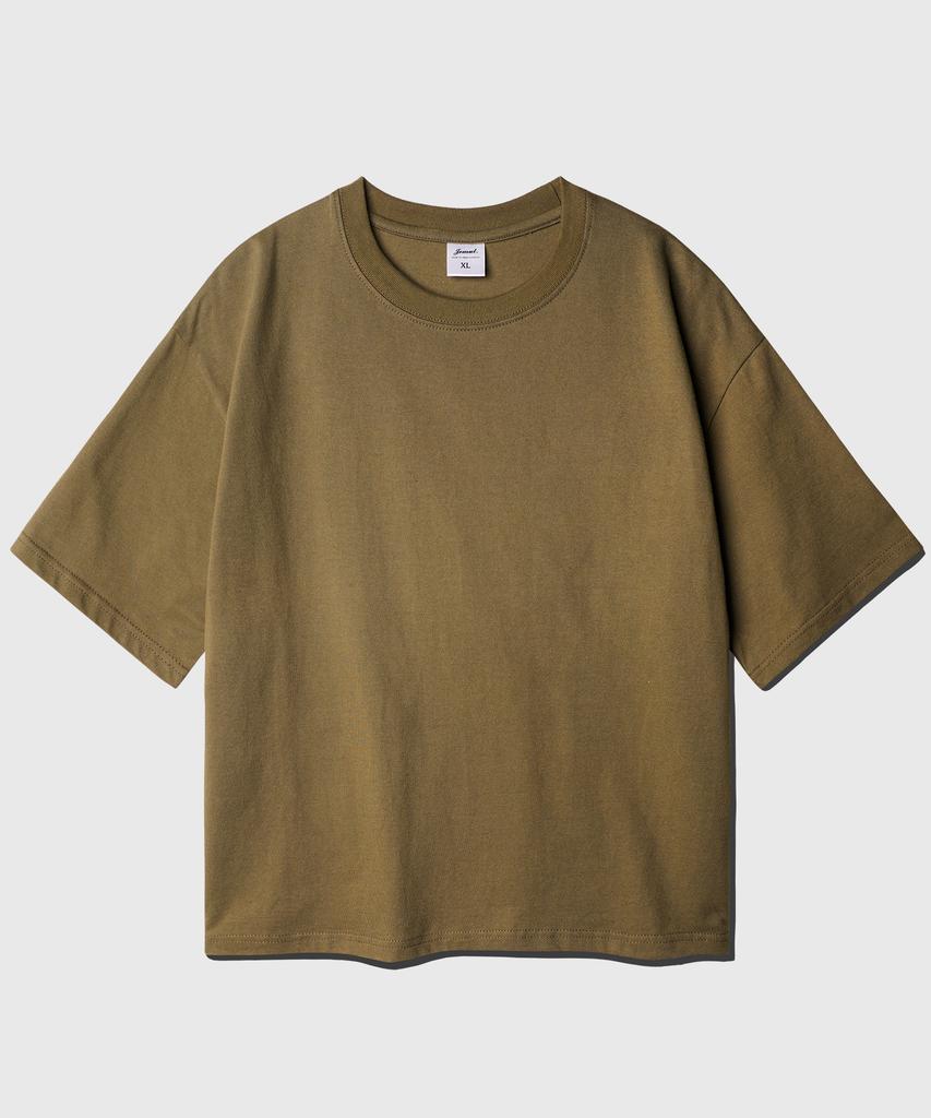 JEMUT [2Pack] Boy Crop Short Sleeve T-Shirt Kjst2619 (B Type)