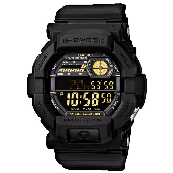 Мужские кварцевые часы Casio G-Shock Черные GD-350-1B [Б/У]