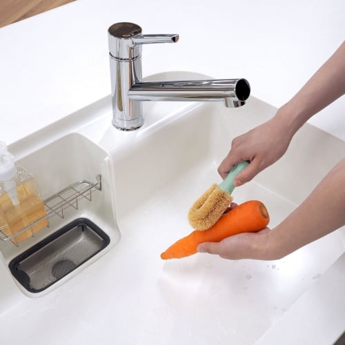 Towa Sangyo LKA Palm Handy Scrubbers, Set of 3, Approx. 3 X 6 X 12.5 Cm (each) with a Gentle Handle, 99583