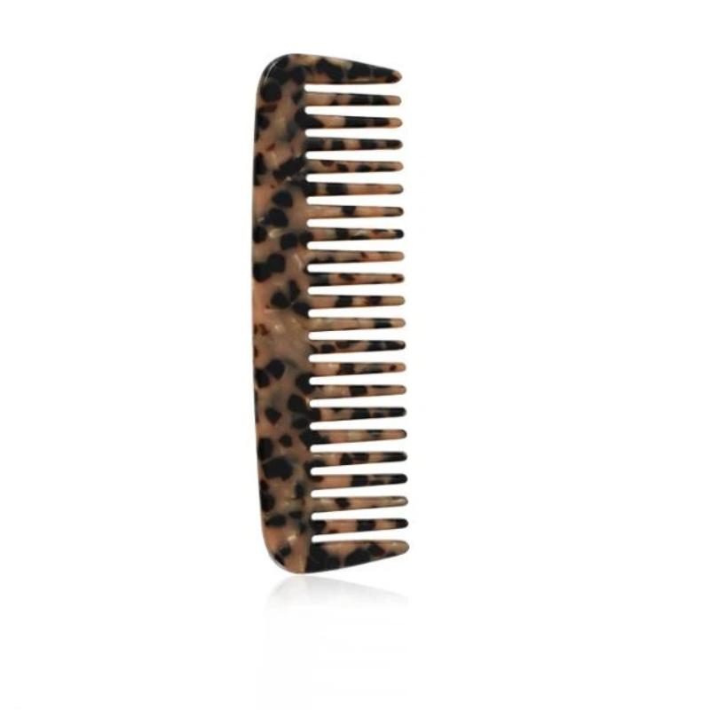Portable Mini Acetate Comb 1Pc Pocket Size Durable for Daily Beard Grooming Travel Hairstyling Tool