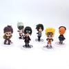 12pcs/set Anime Figure Naruto Shippuden Hinata Sasuke Itachi Kakashi Gaara Action Figure Q Version PVC Figures Toys Gift