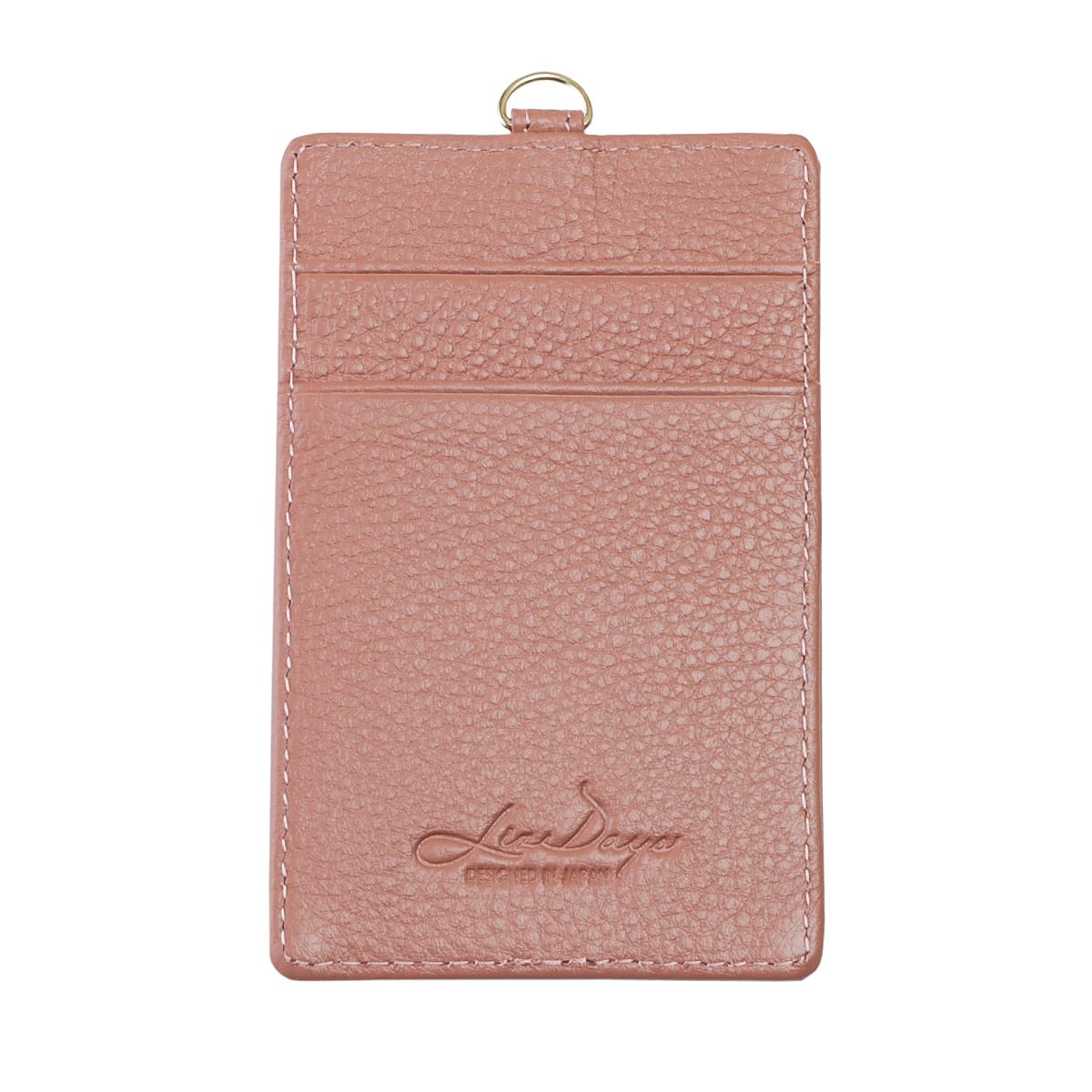 

Визитница с 2 розовыми ремешками Salmon F [Rizdays],