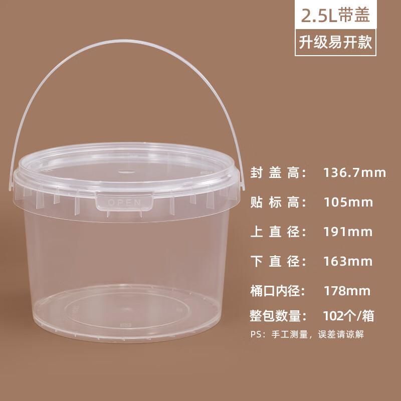 

Disposable Clear Plastic Takeout Container with Handle