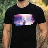 T-Shirt Herren Mystischer Wald Motiv Baumwolle Größe XS bis 5XL